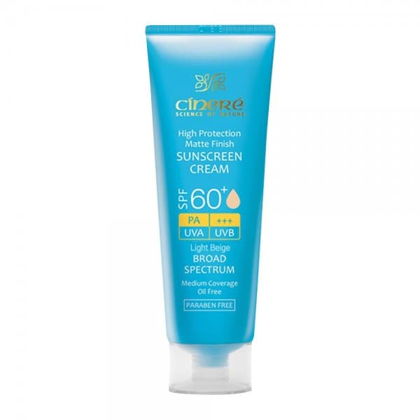 کرم ضد آفتاب فاقد چربی سینره SPF60+ رنگ بژ روشن مناسب پوست چرب 50 میل — تصویر ۱۱