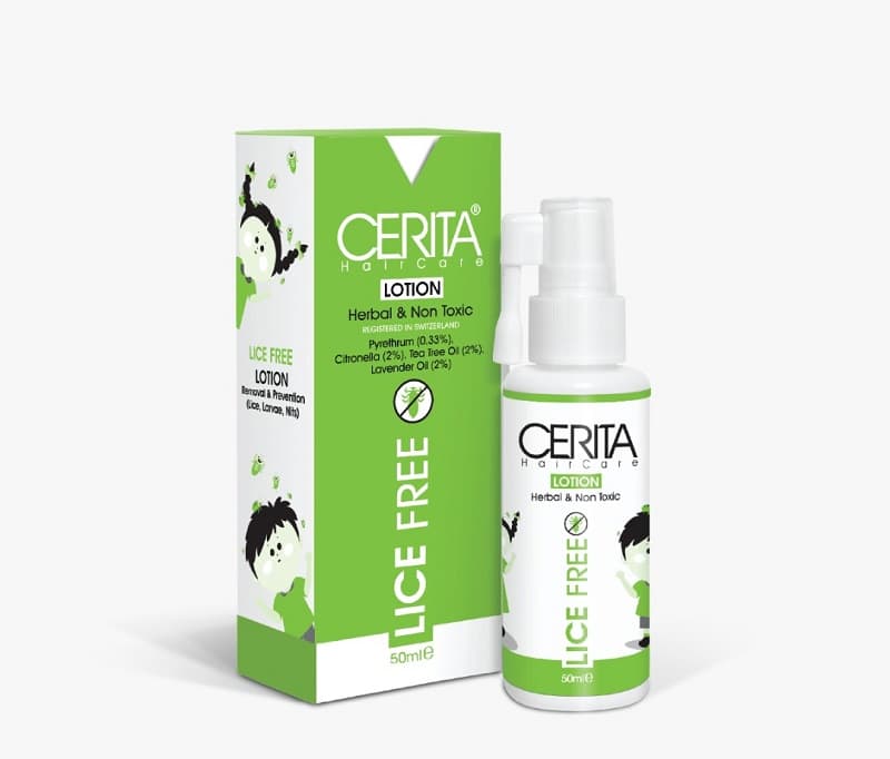 تونیک ضد شپش لایس فری سریتا Cerita حجم 50mL