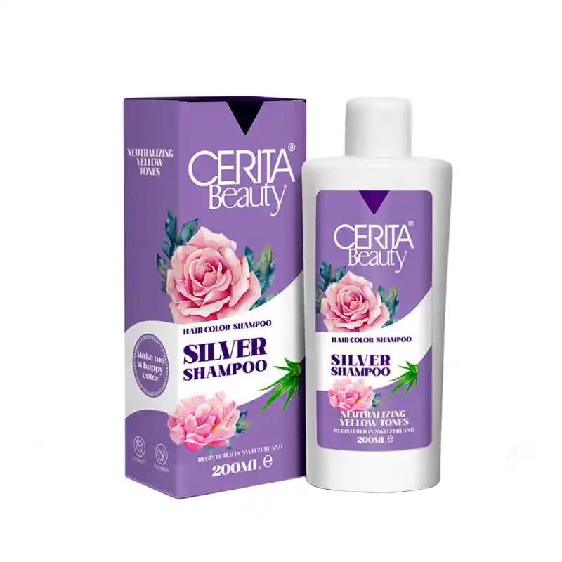 شامپو رنگساژ بنفش سیلور سریتا Cerita حجم 200mL — تصویر ۵