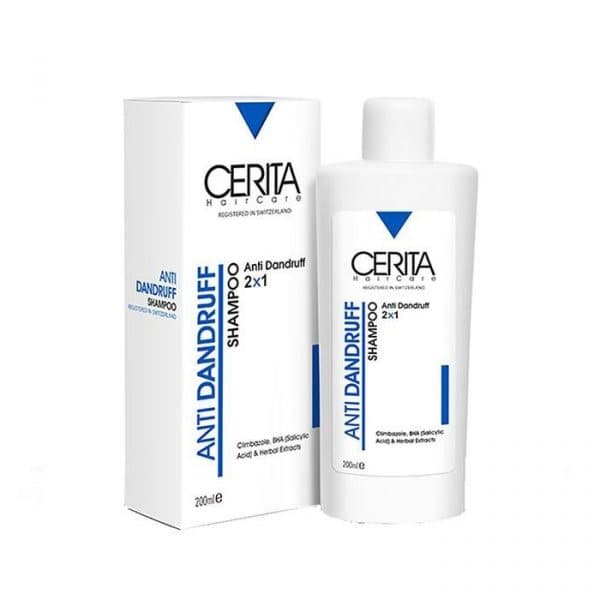 شامپو ضد شوره معمولی 1*2 سریتا Cerita حجم 200mL