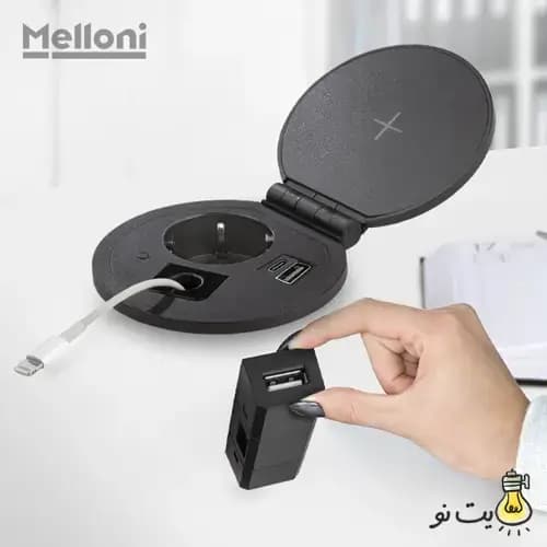 پریز توکار ملونی مدل 10032 — تصویر ۴