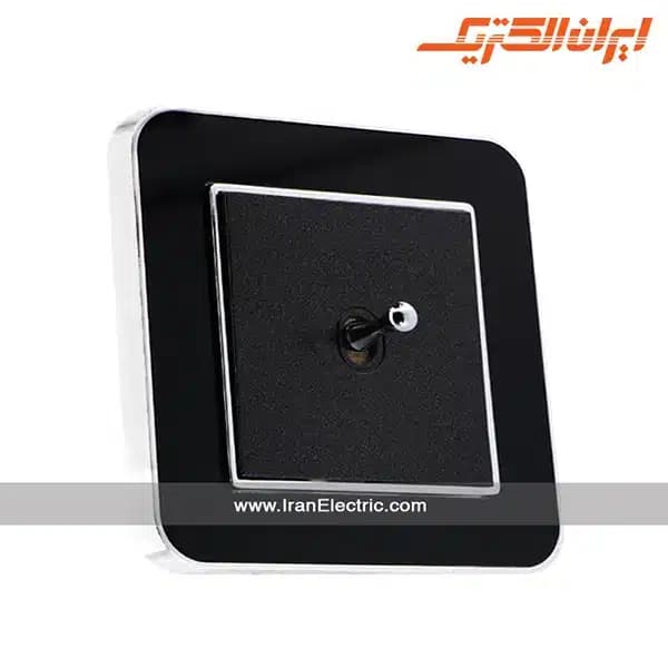 کلید یکپل اهرمی ارس سیلور مشکی میان مشکی