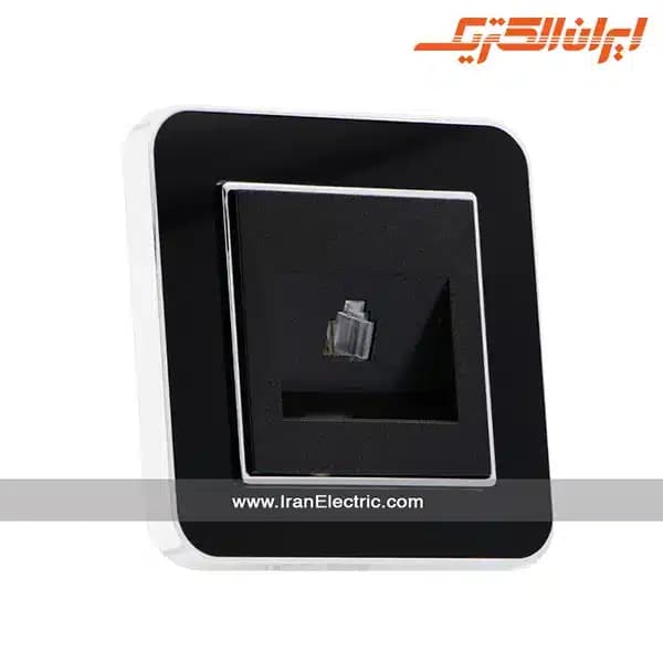 سوکت تلفن ارس سیلور مشکی میان مشکی
