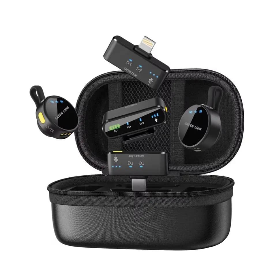 میکروفون بی‌سیم گرین لاین مدل Green Lion GM-85X 3in1 مدل GNGM85XMICBK