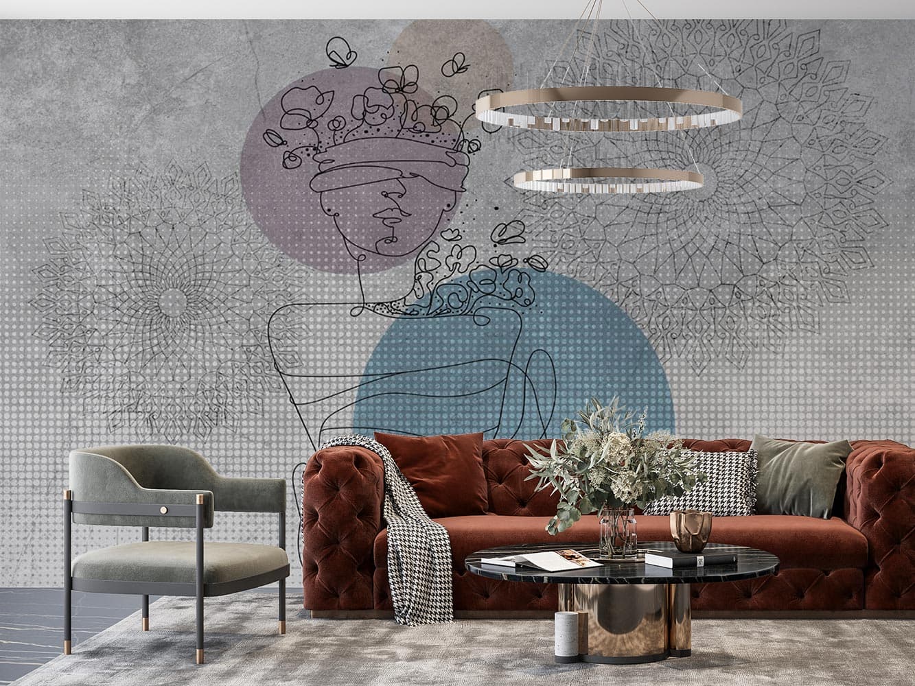 پوستر دیواری مدرن چهره M13402000