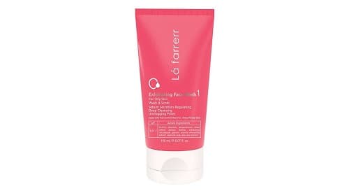 ژل شستشوی صورت لایه بردار مخصوص پوست های چرب لافارر 1 حجم 150mL