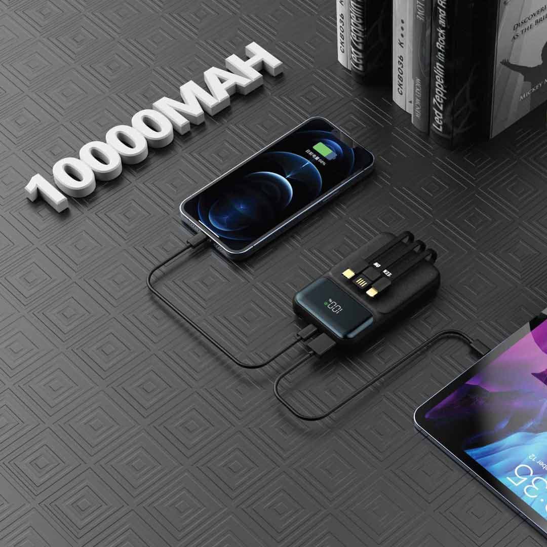 پاوربانک 10000 گرین لاین Green Lion GL-PB64 3 In 1 Integrated توان 20 وات — تصویر ۳