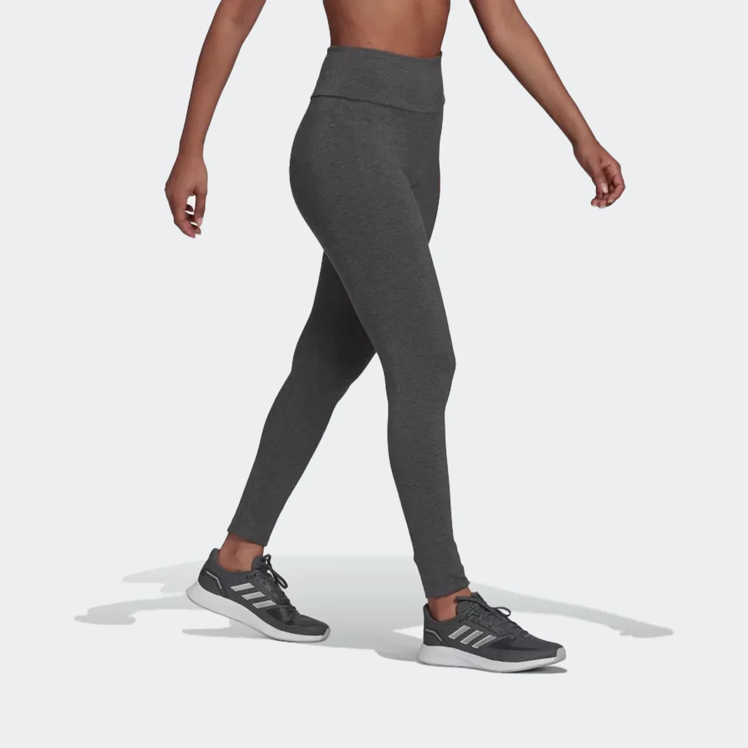 لگ زنانه آدیداس مدل ESSENTIALS HIGH-WAISTED LOGO LEGGINGS — تصویر ۳