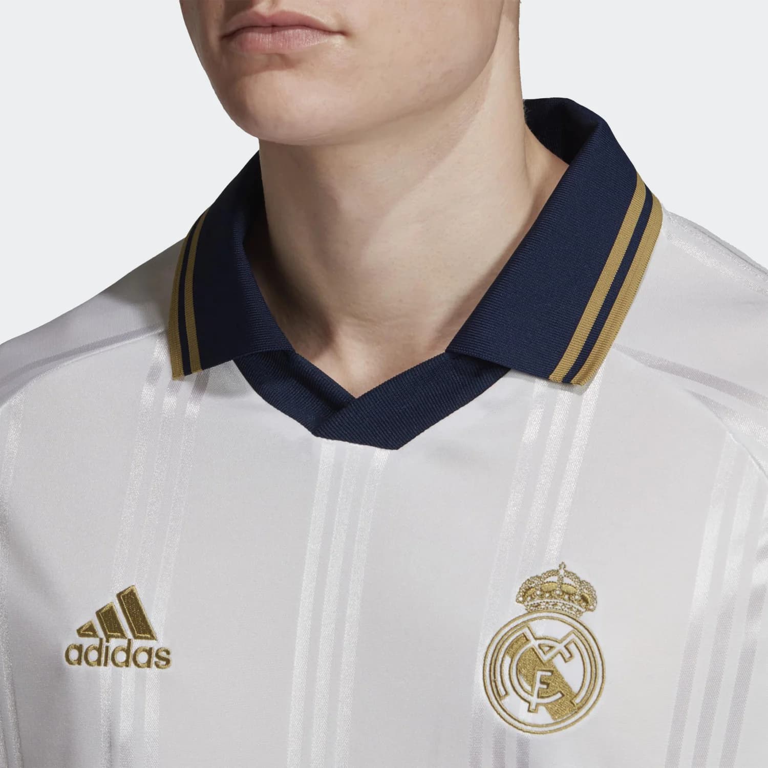 پلوشرت آستین بلند مردانه آدیداس مدل REAL MADRID ICON TEE — تصویر ۶