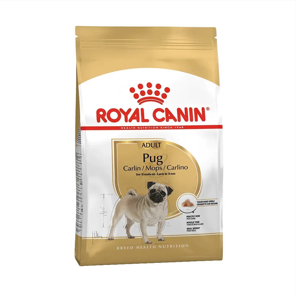غذای خشک سگ پاگ ادالت رویال کنین Pug Adult