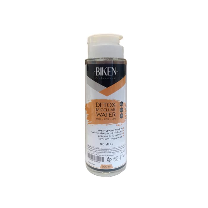 میسلار پاک کننده آرایش چشم و صورت بیکن (Biken) حجم 200mL