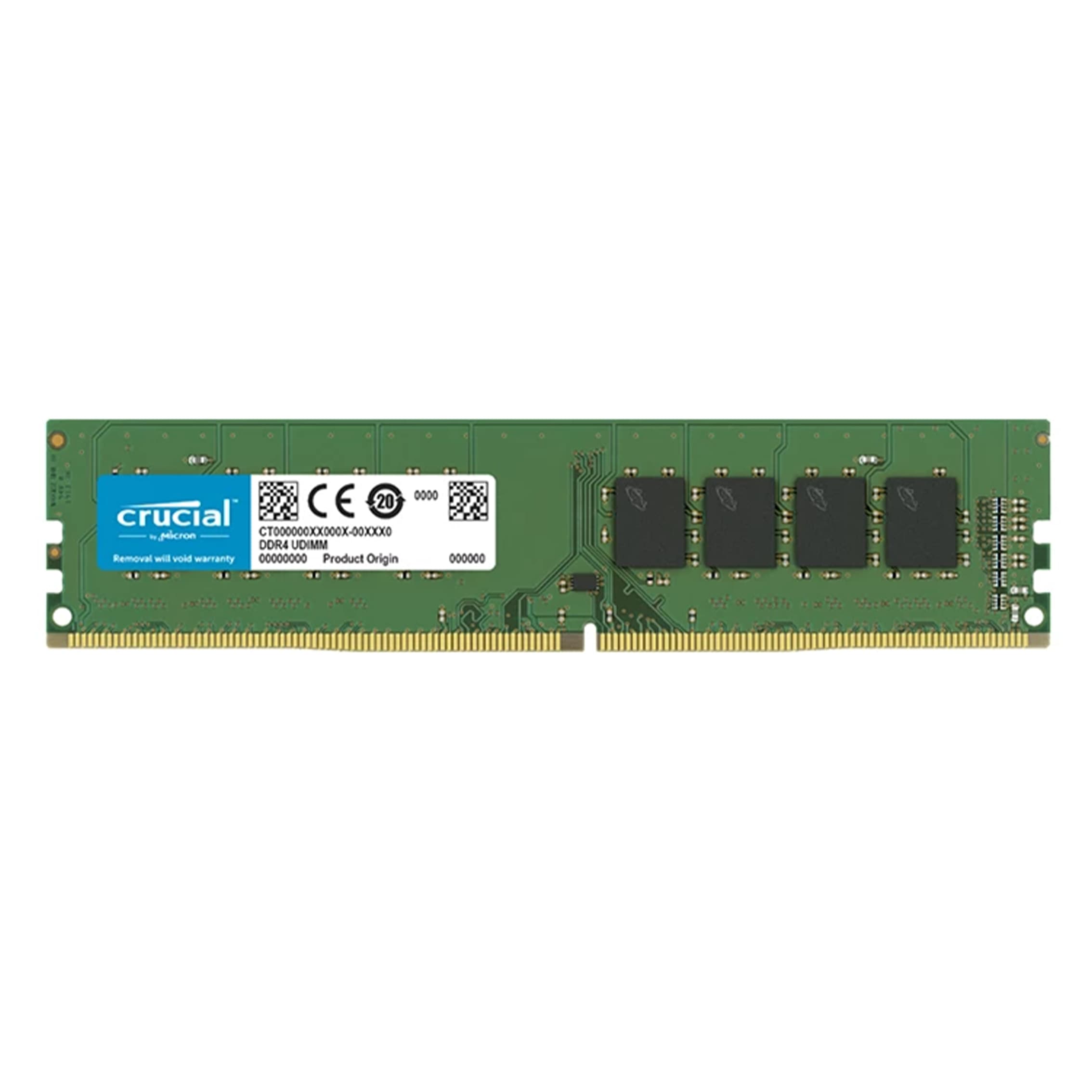 رم کامپیوتر DDR4 تک کاناله ۳۲۰۰ مگاهرتز CL19 کروشیال ظرفیت 8 گیگابایت