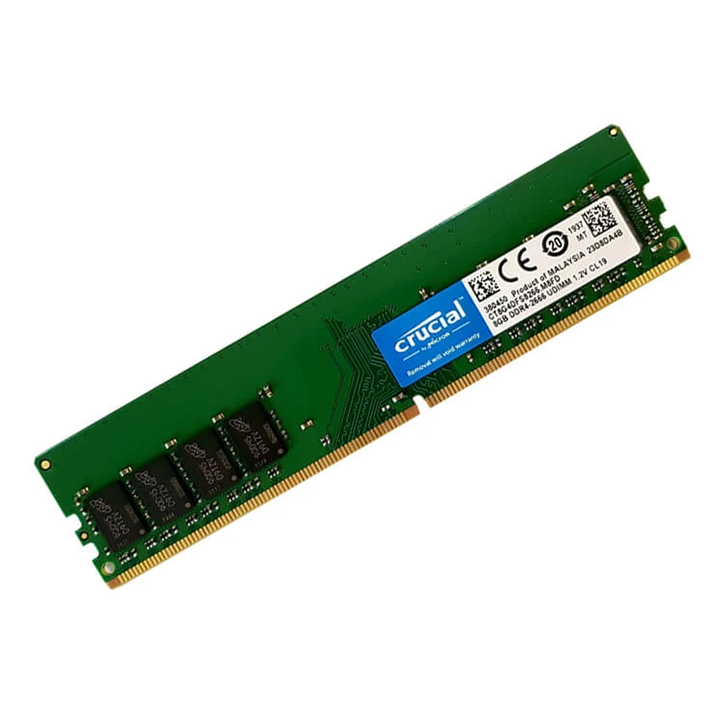 رم کامپیوتر DDR4 تک کاناله ۳۲۰۰ مگاهرتز CL19 کروشیال ظرفیت 8 گیگابایت — تصویر ۸