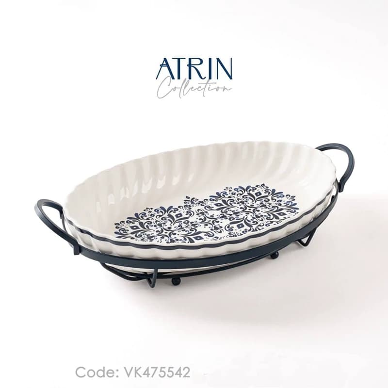 تابه بیضی بزرگ BVK بی وی کی مدل ATRIN کد VK475542 — تصویر ۲