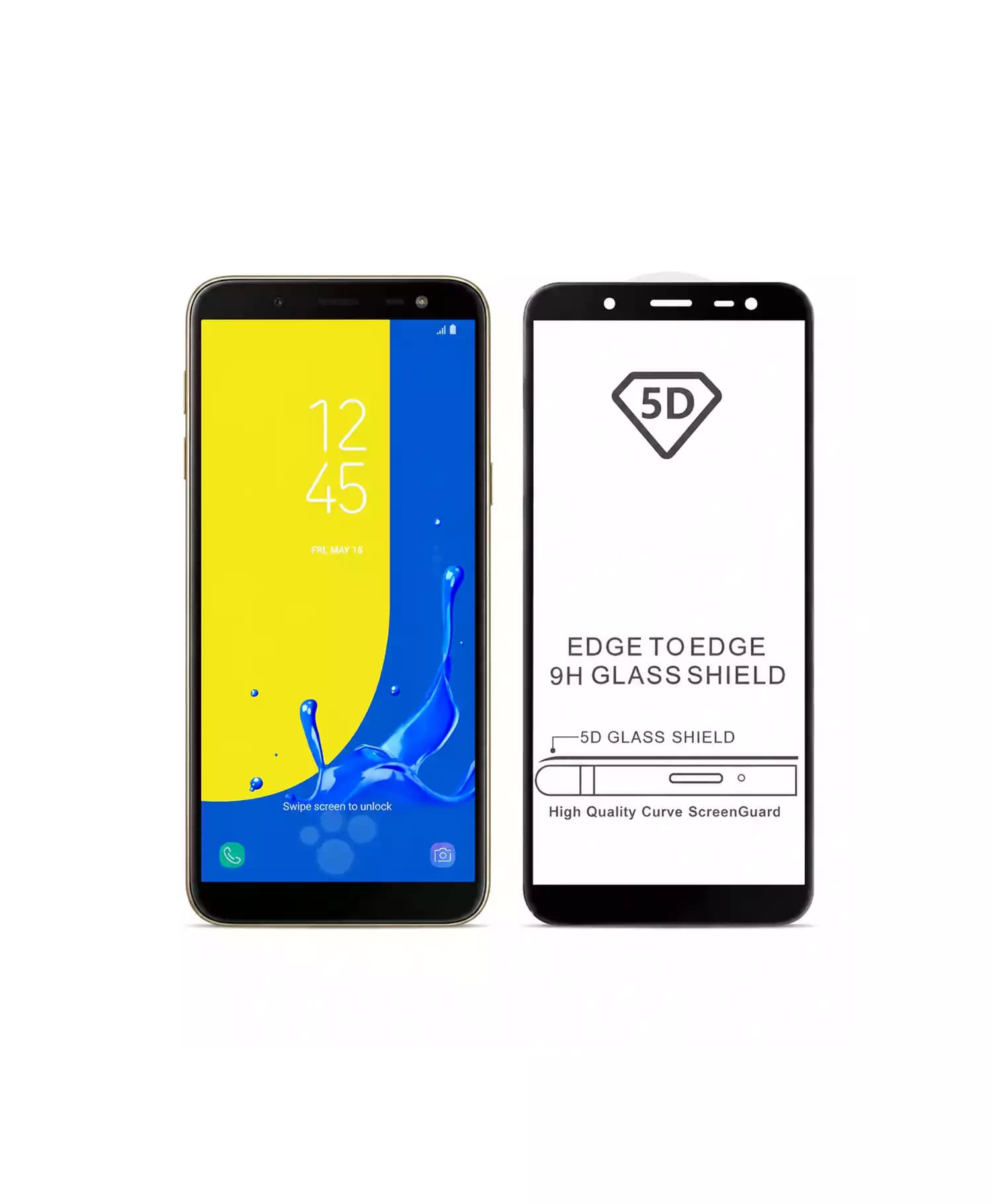 گلس فول گوشی موبایل سامسونگ Samsung J6 — تصویر ۲