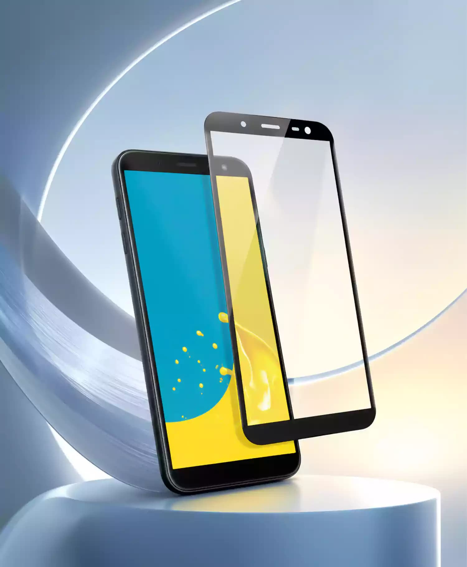 گلس فول گوشی موبایل سامسونگ Samsung J6 — تصویر ۳