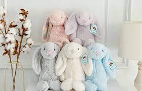 عروسک خرگوش اورجینال 55 سانتی جلی کت Jelly cat