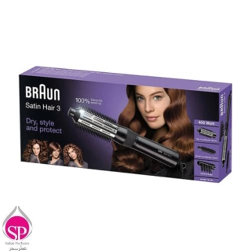 سشوار برس دار چند منظوره براون 3 Satin Hair مدل BRAS330E — تصویر ۵
