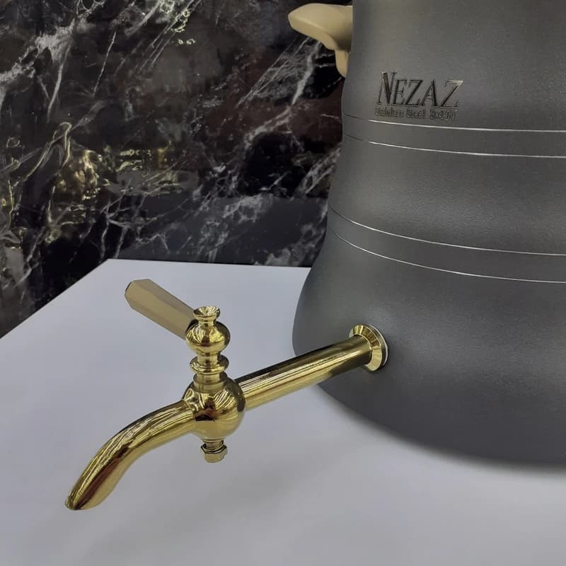 ست کتری قوری استیل نزاز (6 لیتر) کد 3026 — تصویر ۷