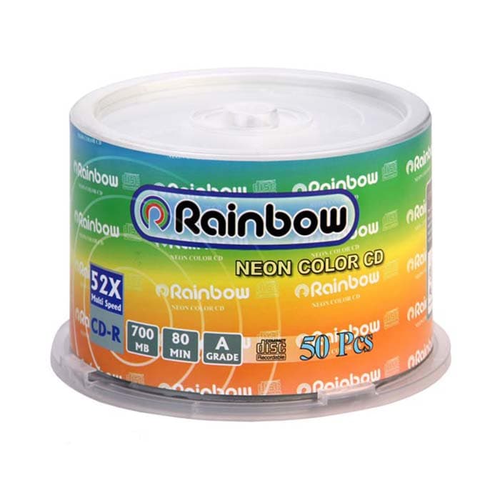 سی دی خام رین بو ۵۰ عددی RAINBOW CD — تصویر ۳