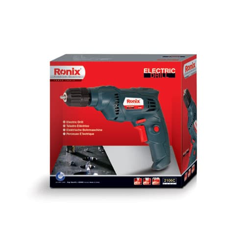 دریل برقی 6.5 میلیمتر رونیکس مدل 2106C \Ronix Electric drill 6.5mm model 2106C — تصویر ۳