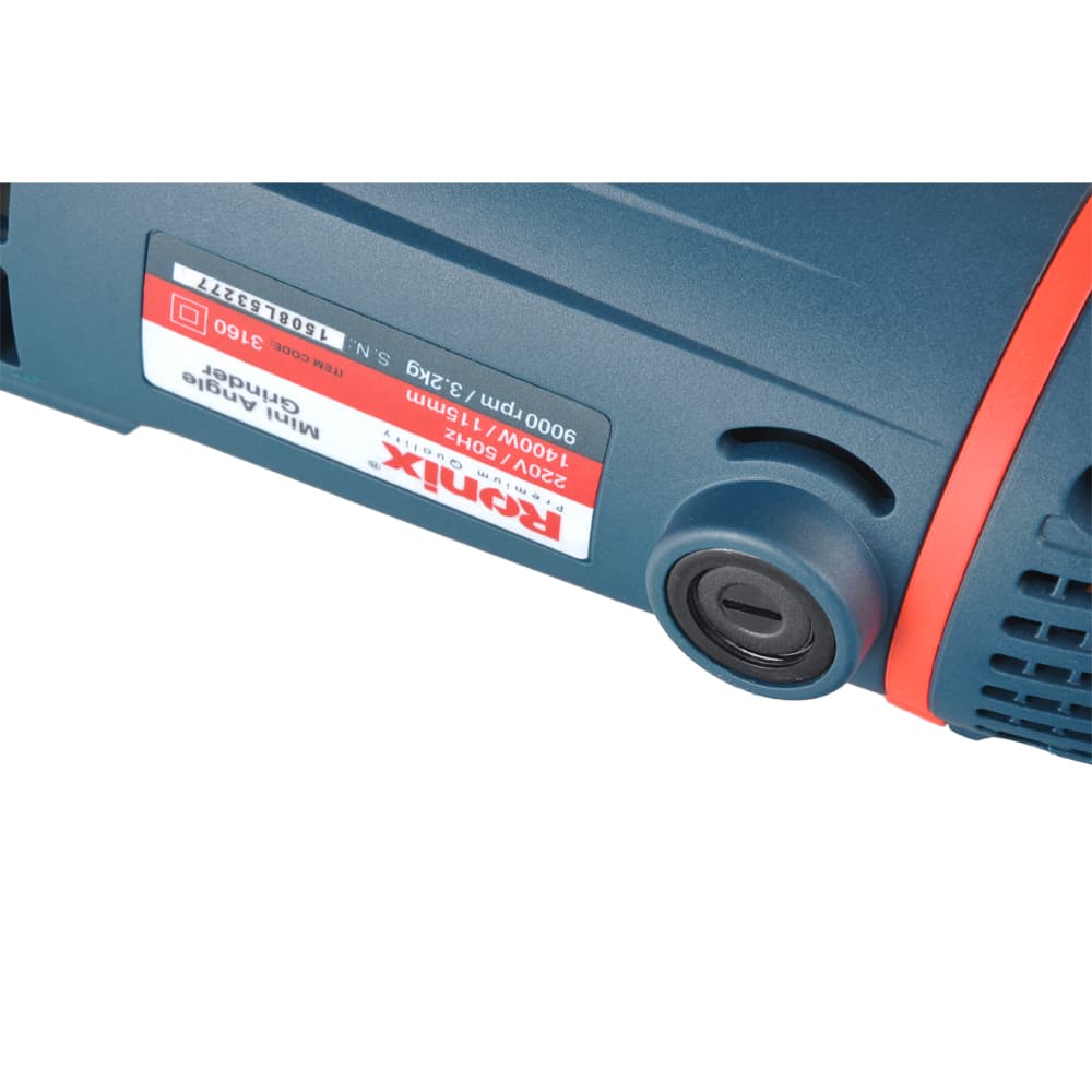 مینی فرز دسته بلند دیمردار رونیکس مدل 3160 \ Ronix MINI ANGLE GRINDER model 3160 — تصویر ۴