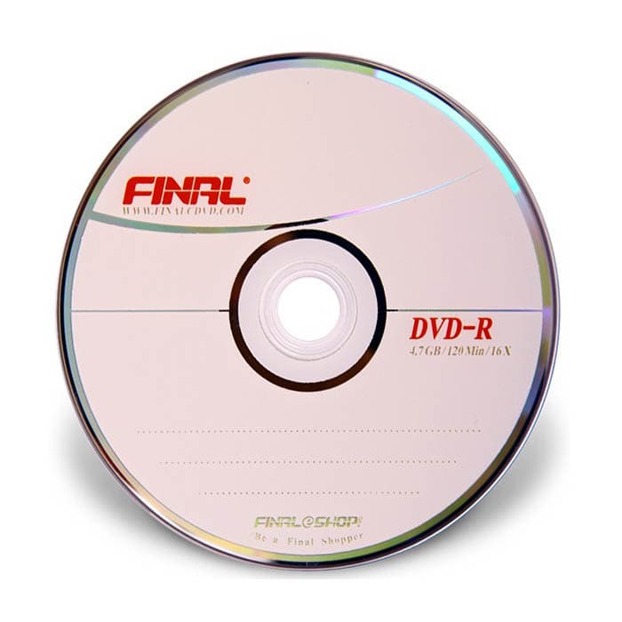 دی وی دی خام فینال ۵۰ عددی FINAL DVD-R — تصویر ۲