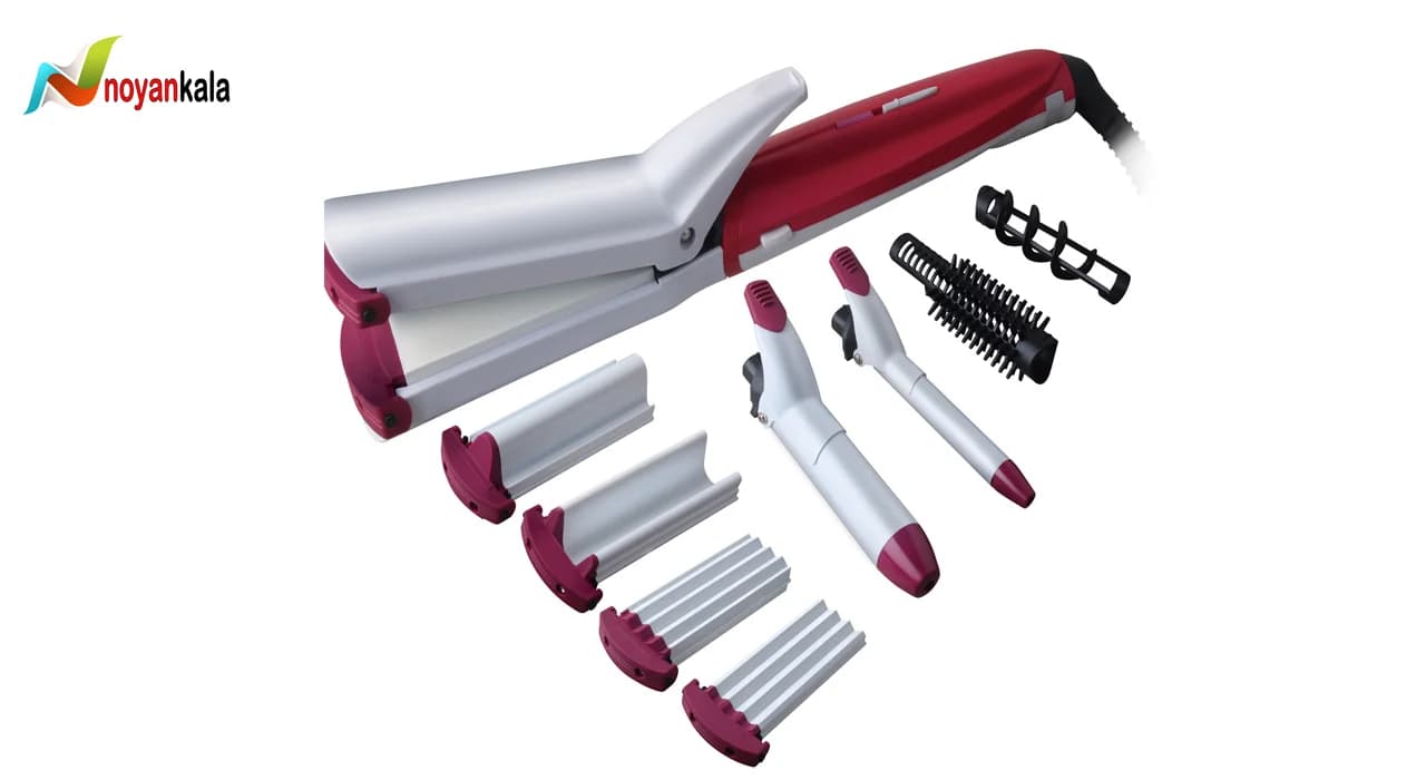 اتو موی مک استایلر MC2075 | اتوی حرفه‌ای با صفحات سرامیکی و گرمایش سریع