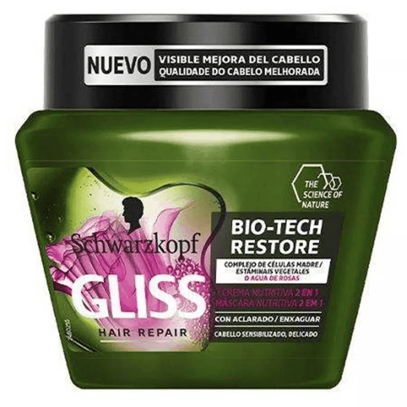 ماسک مو شوآرتزکف پروفشنال سری گلیس مدل BIO-TECH حجم 300 میل