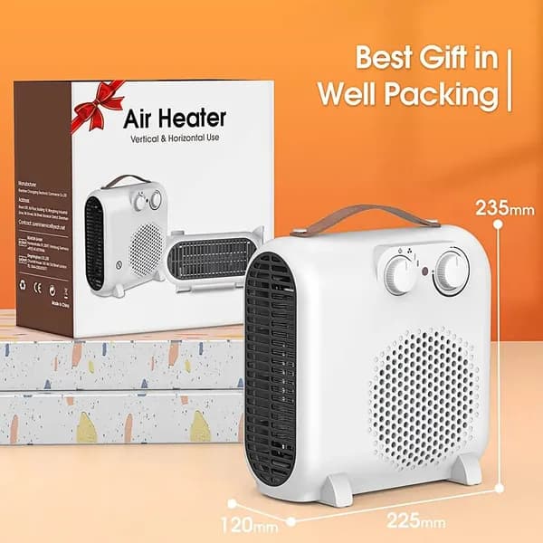 فن هیتر و بخاری جیپاس مدل 28547 | Geepas Fan Heater 28547 — تصویر ۳