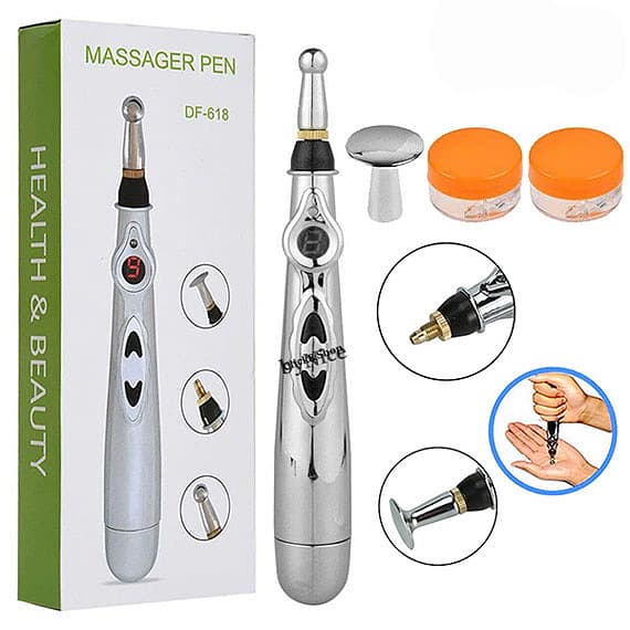 ماساژور طب سوزنی Massager Pen DF-618 | کاهش درد، بهبود گردش خون و جوانسازی پوست