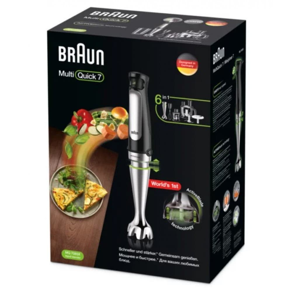 گوشت کوب برقی براون مدل MQ 7085X | خرید Braun Hand Blender اصل
