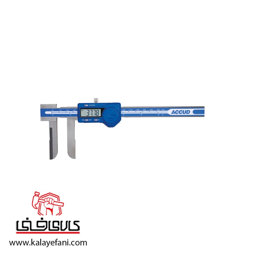 کولیس دیجیتال آکاد 15 سانتی متر فک چاقویی ( با گارانتی شرکتی) مدل 11-006-139 — تصویر ۳