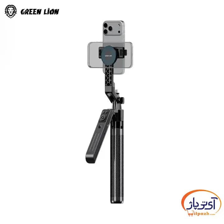 مونوپاد و سه پایه هوشمند گرین لاین مدل MAGSAFE AI TRIPOD WITH AUTO FACE TRACKING