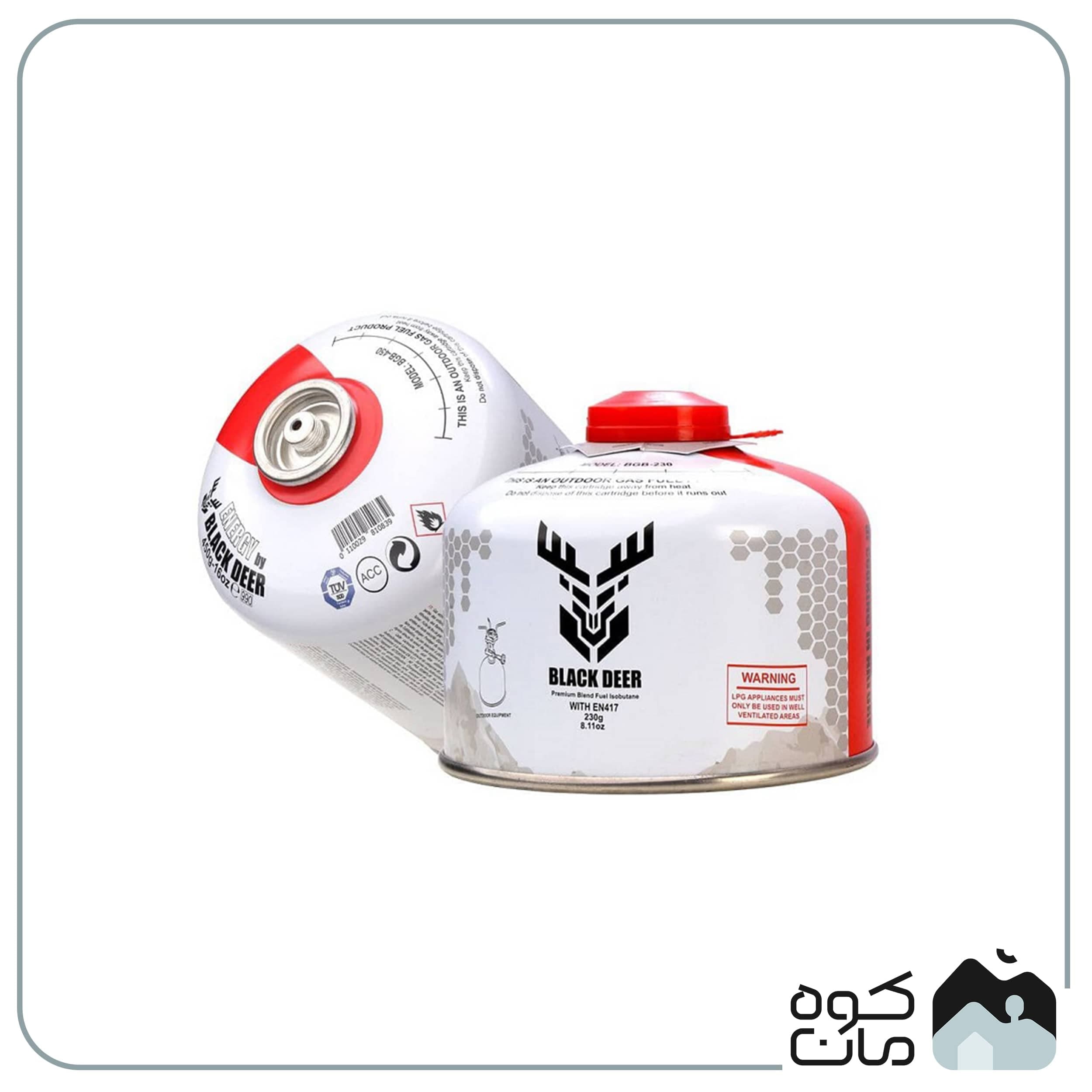 کپسول گاز 230 گرمی بلک دیر مدل BGB-230 — تصویر ۸