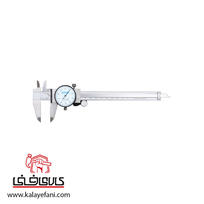 کولیس ساعتی آکاد 15 سانتی متر (با گارانتی شرکتی) مدل 11-006-101 — تصویر ۳