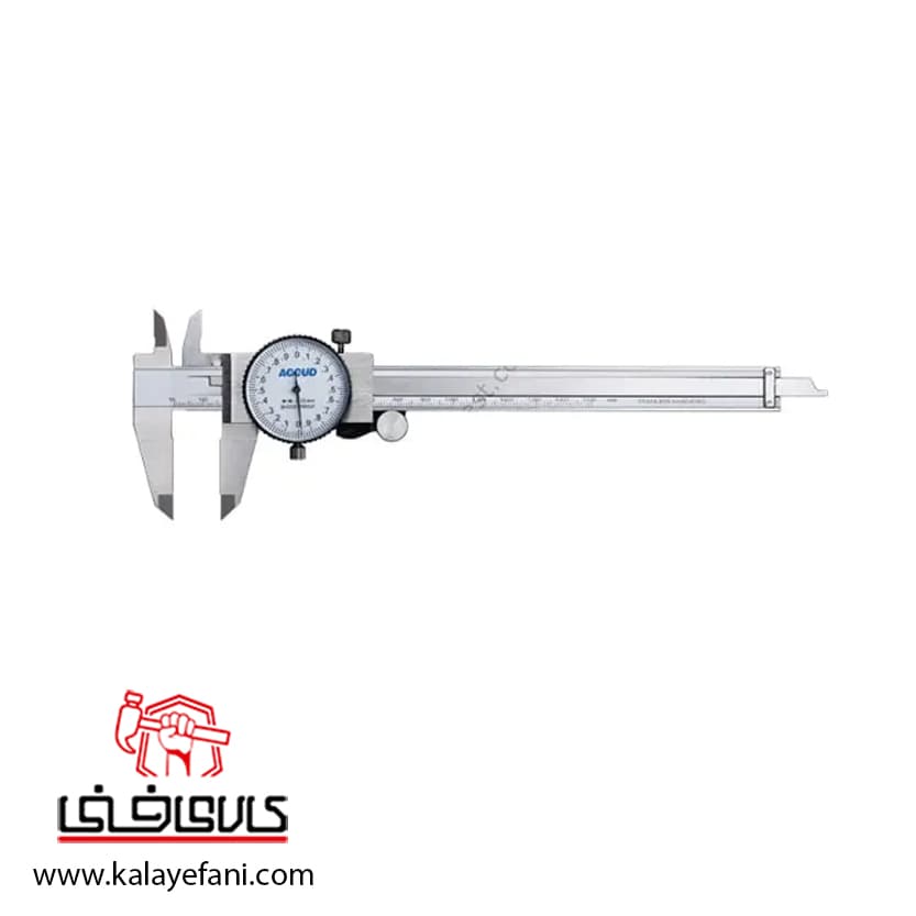 کولیس ساعتی آکاد 30 سانتی متر (با گارانتی شرکتی) مدل 21-012-101 — تصویر ۳