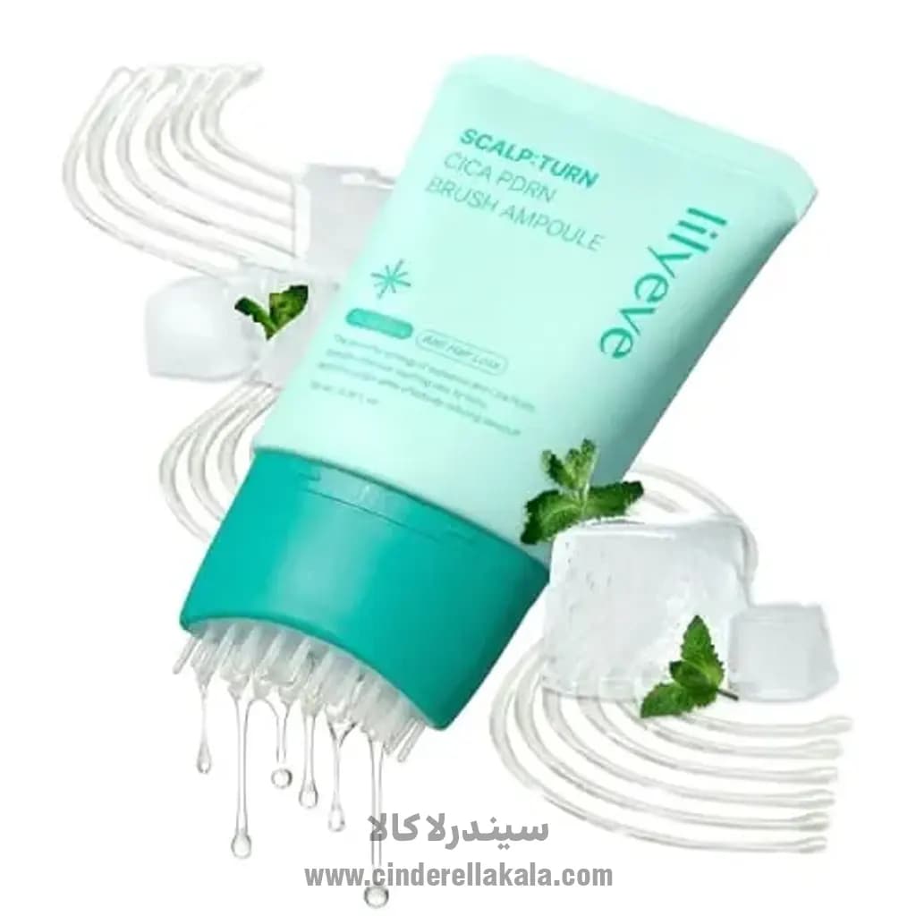 آمپول مراقبت از پوست سر لیلیایو Scalp:Turn Cica PDRN حجم 100میل — تصویر ۲