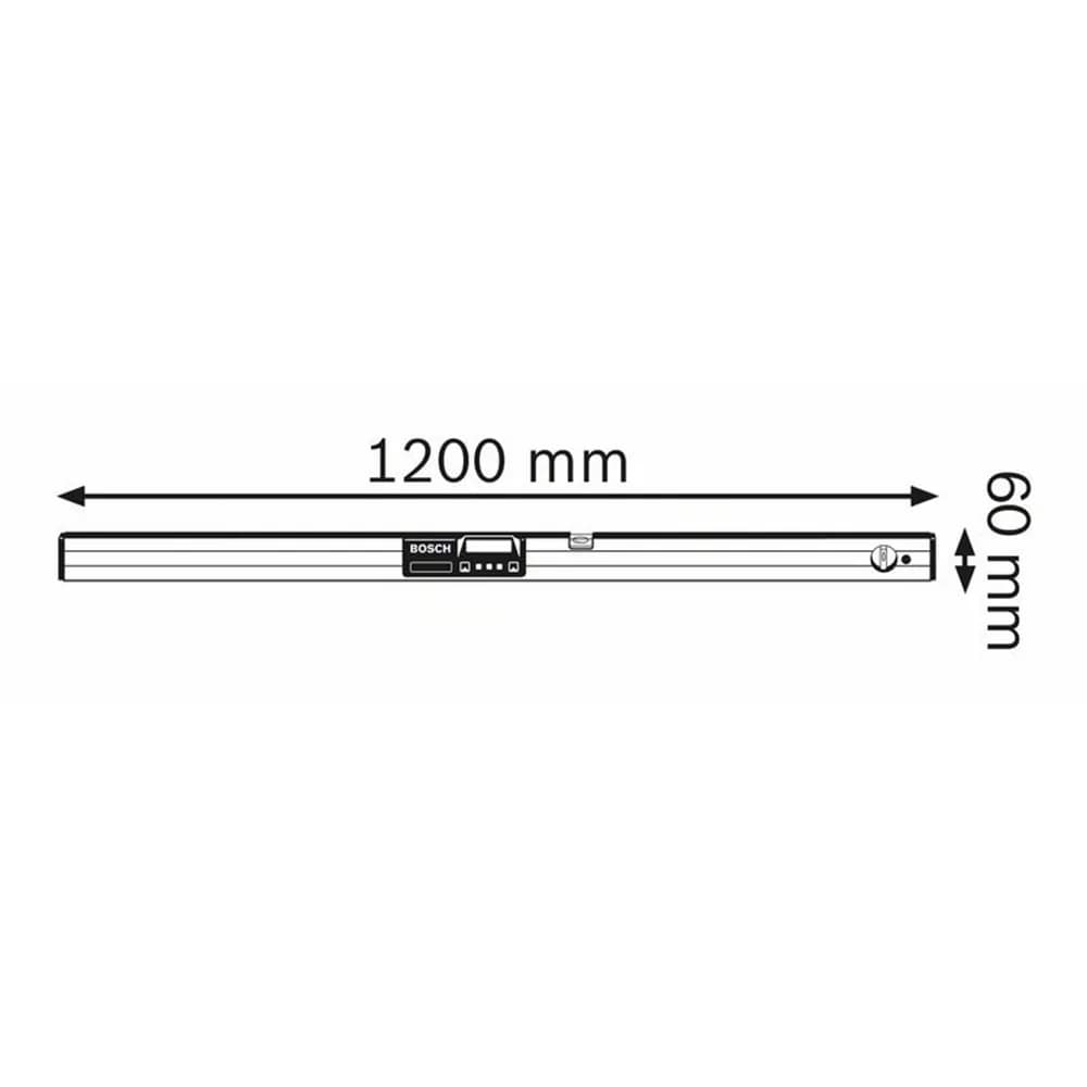 شیب سنج دیجیتال 120 سانتی متر بوش مدل GIM 120 — تصویر ۲