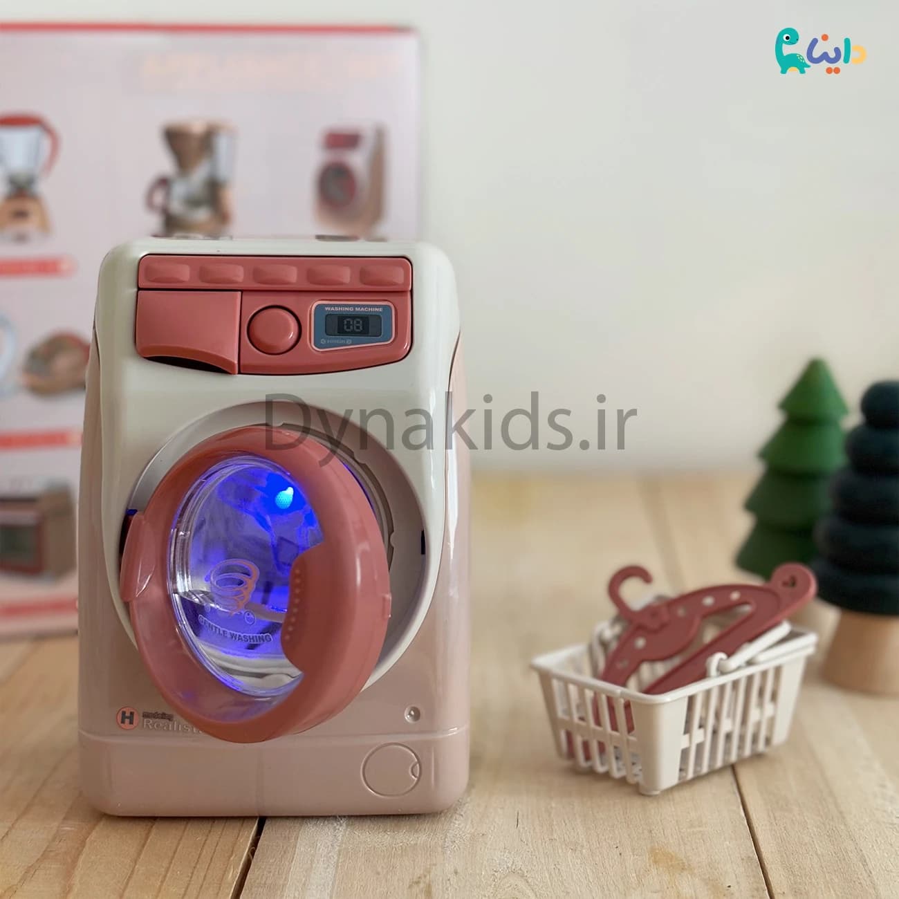 ماشین لباسشویی موزیکال چراغ‌دار