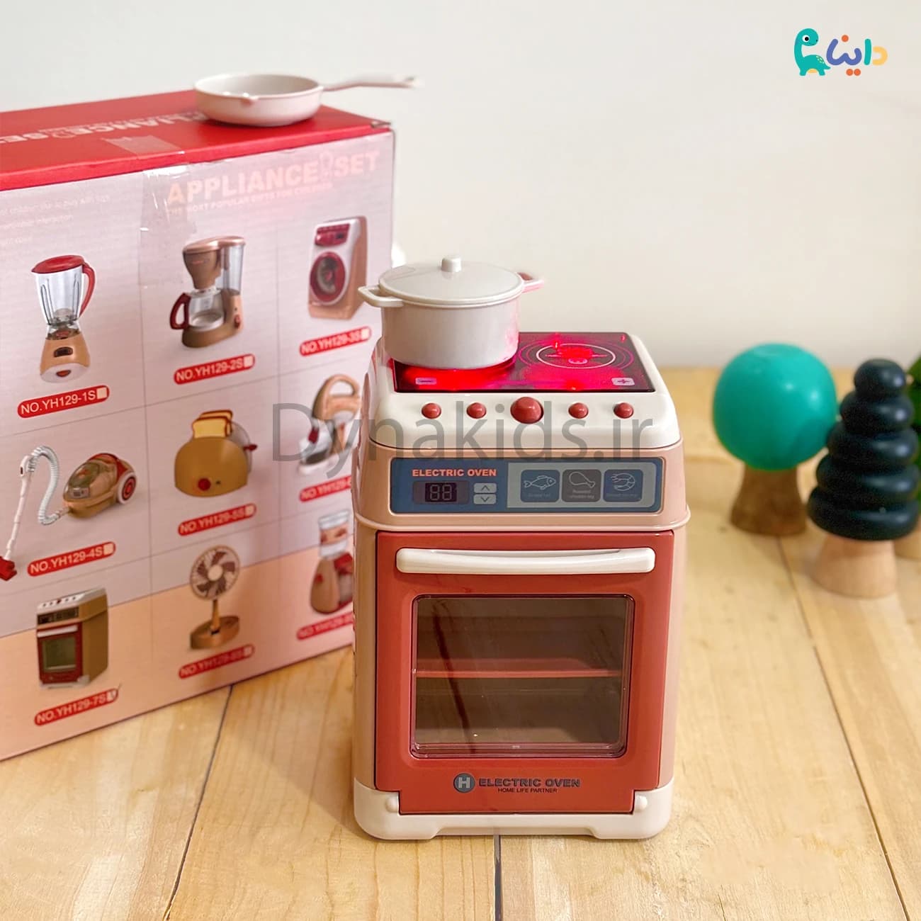اجاق‌گاز و فر موزیکال چراغ‌دار — تصویر ۳
