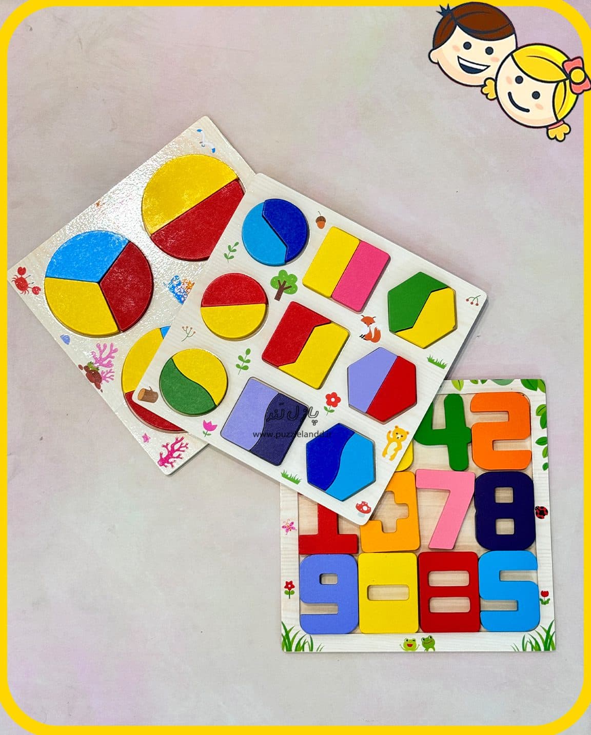 تخته پازلی اشکال