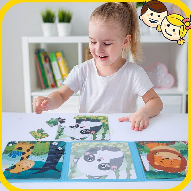 پازل مگنتی کتابی