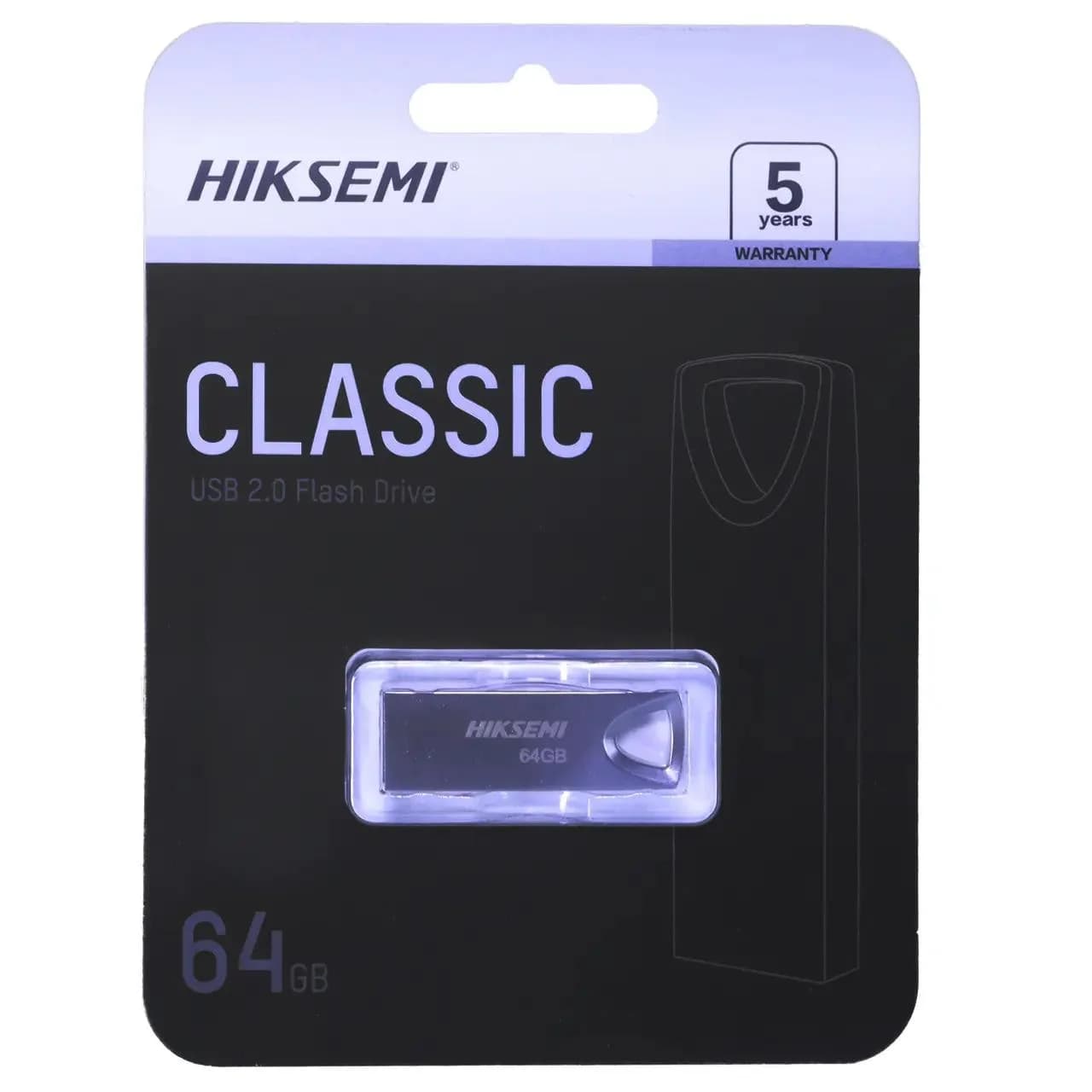فلش مموری Hiksemi مدل Classic USB2.0 ظرفیت 64GB – نقره ای (گارانتی آسان سرویس)