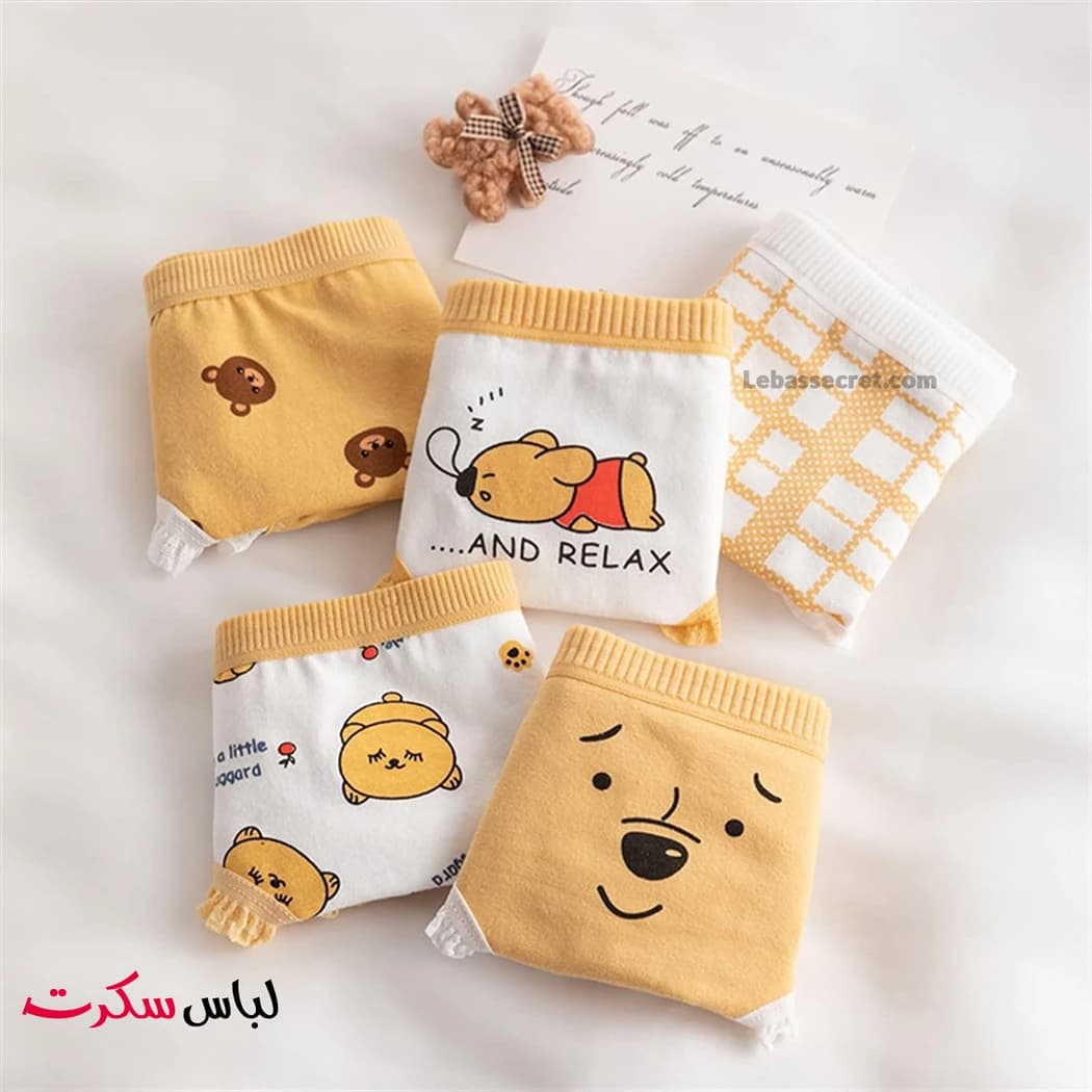 شورت نخ و پنبه بسته 3 عددی ls276 — تصویر ۸