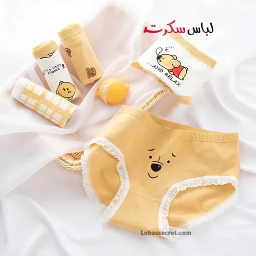شورت نخ و پنبه بسته 3 عددی ls276 — تصویر ۹