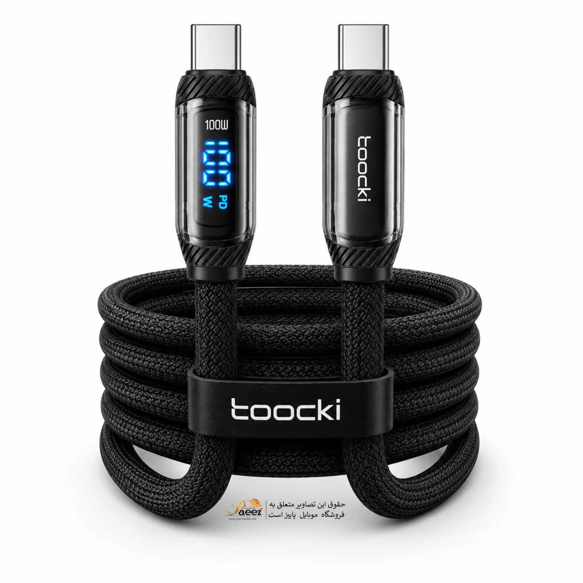 کابل شارژ USB-C توکی مدل 100W | Galaxy A24 | — تصویر ۸