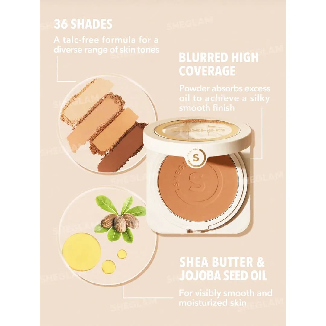 پنکیک پودری شیگلم مدل skin-focus رنگ Nude — تصویر ۲