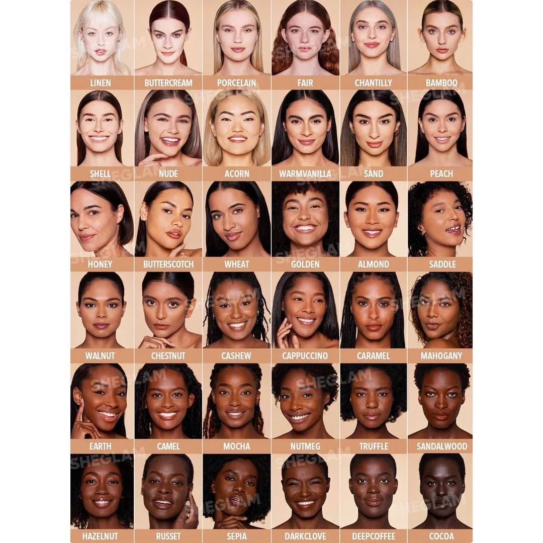 پنکیک پودری شیگلم مدل skin-focus رنگ Nude — تصویر ۶