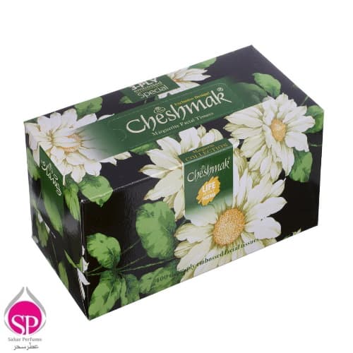 دستمال کاغذی مارگریت سه لایه 100 برگ چشمک